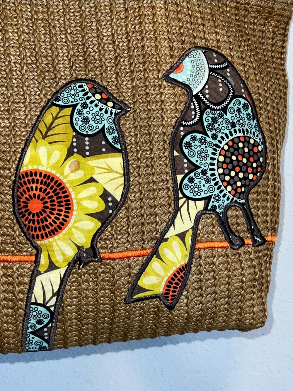 Vera Bradley Flower Shower Large Straw Tote
Beach Tote Bag Retired Birds - Picture 5 of 11